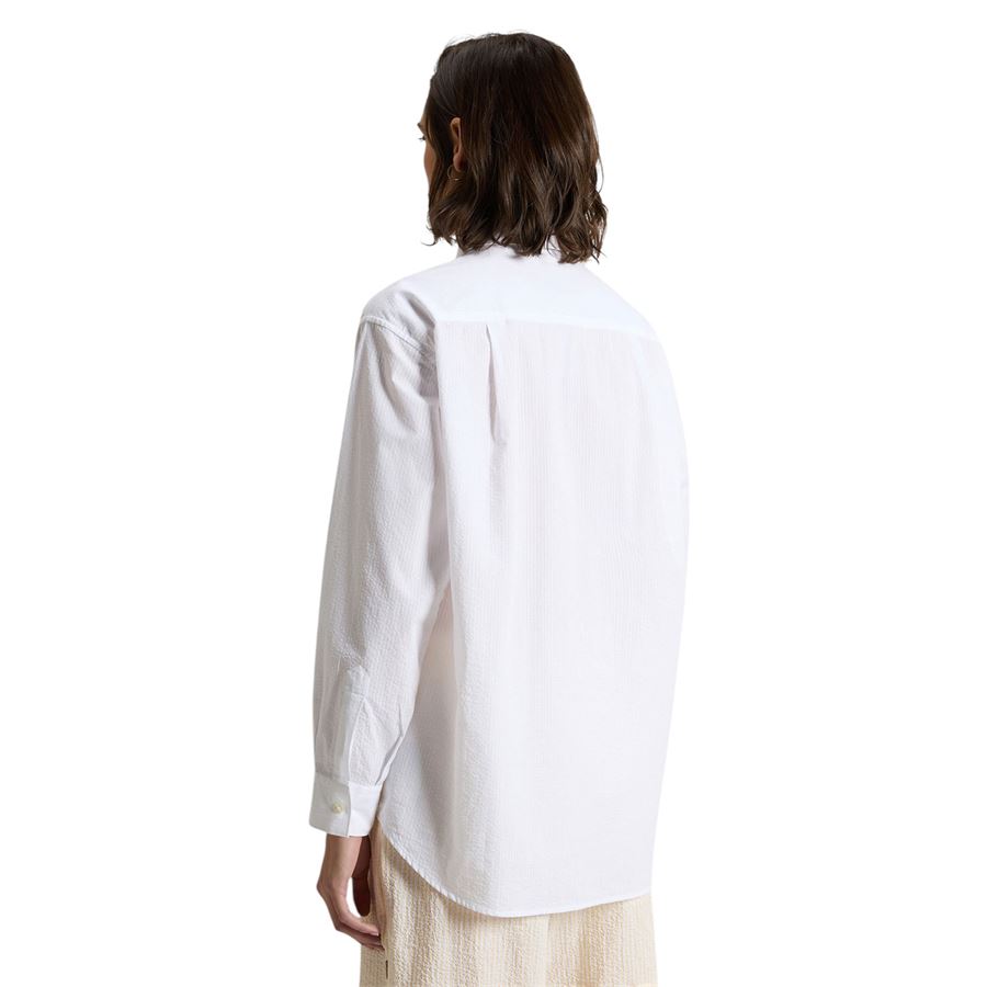 Camicia in cotone seersucker da donna Woolrich | CFWWSI02138887